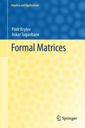 Icon image Formal Matrices