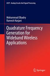 Icon image Quadrature Frequency Generation for Wideband Wireless Applications