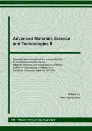 Icon image Advanced Materials Science and Technologies II