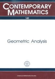 Icon image Geometric Analysis: Proceedings of an AMS Special Session Held October 12-13, 1991