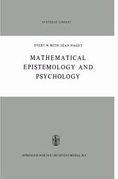 Icon image Mathematical Epistemology and Psychology