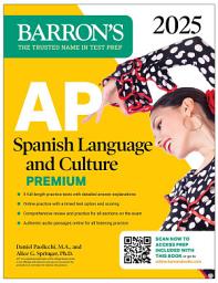 Icon image AP Spanish Language and Culture Premium, 2025: Prep Book with 5 Practice Tests + Comprehensive Review + Online Practice