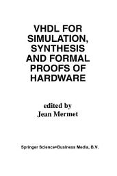 Icon image VHDL for Simulation, Synthesis and Formal Proofs of Hardware