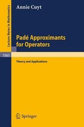 Icon image Pade Approximants for Operators: Theory and Applications