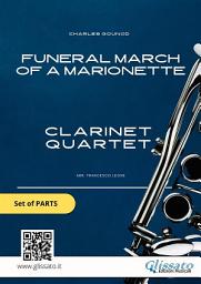 Icon image Clarinet Quartet sheet music: Funeral march of a Marionette (set of parts): intermediate level