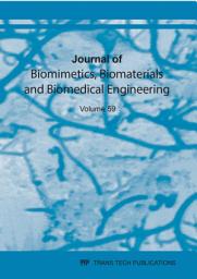 Icon image Journal of Biomimetics, Biomaterials and Biomedical Engineering Vol. 59