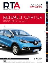 Icon image Manuale di riparazione meccanica Renault Captur 0.9 TCe 90cv - RTA279