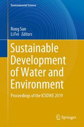 Icon image Sustainable Development of Water and Environment: Proceedings of the ICSDWE 2019