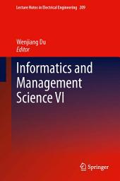 Icon image Informatics and Management Science VI