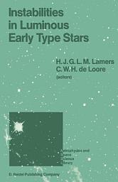 Icon image Instabilities in Luminous Early Type Stars: Proceedings of a Workshop in Honour of Professor Cees De Jager on the Occasion of his 65th Birthday held in Lunteren, The Netherlands, 21–24 April 1986