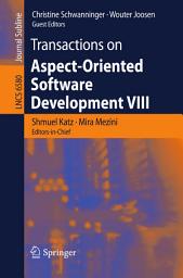 Icon image Transactions on Aspect-Oriented Software Development VIII