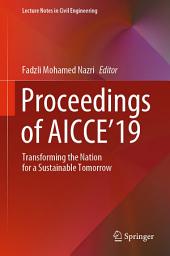 Icon image Proceedings of AICCE'19: Transforming the Nation for a Sustainable Tomorrow